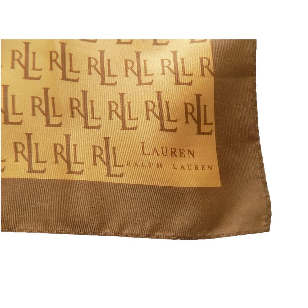 Lauren Ralph Lauren silk scarf 21 x 21 - Picture 2 of 4